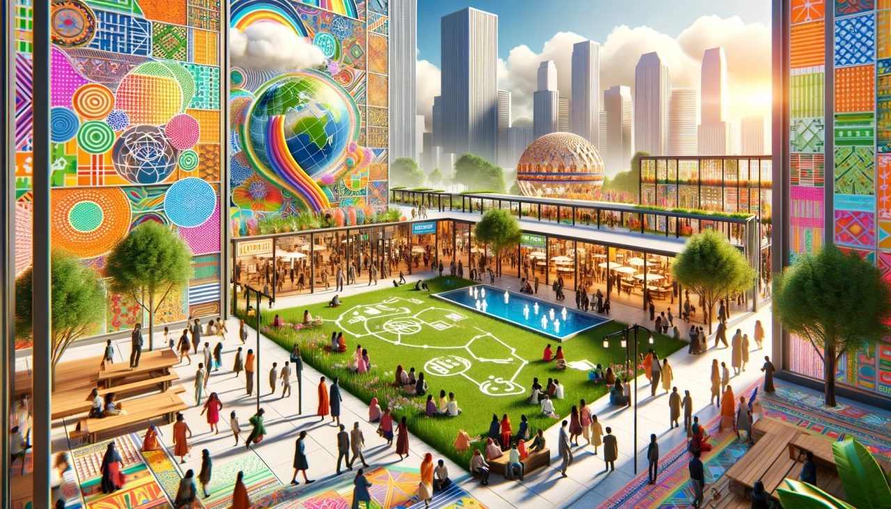 Multicultural Space IA en Diseño de Espacios Multiculturales: Creando Comunidades Inclusivas