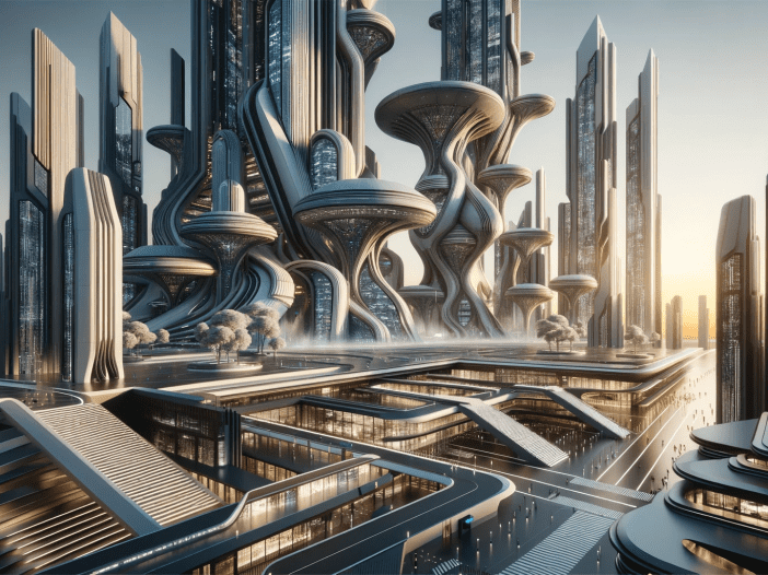 Arquitectura Futurista: Renders de IA que Parecen Sacados de una Película