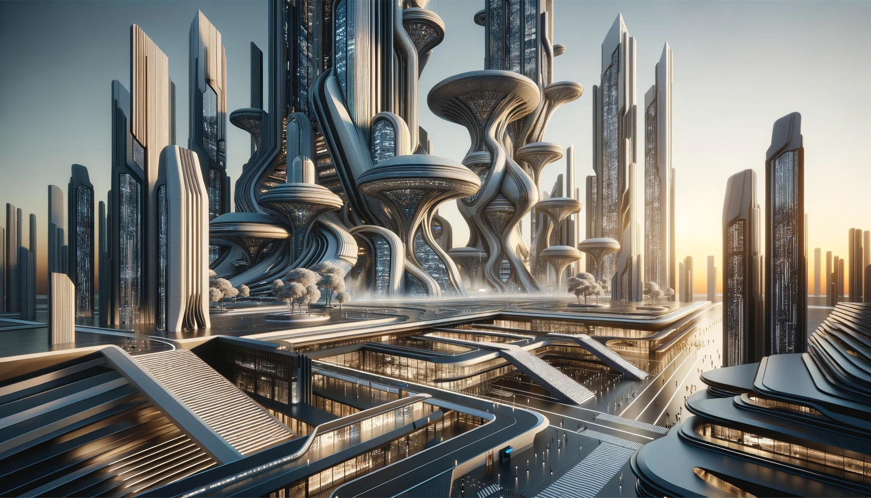 Arquitectura Futurista: Renders de IA que Parecen Sacados de una Película