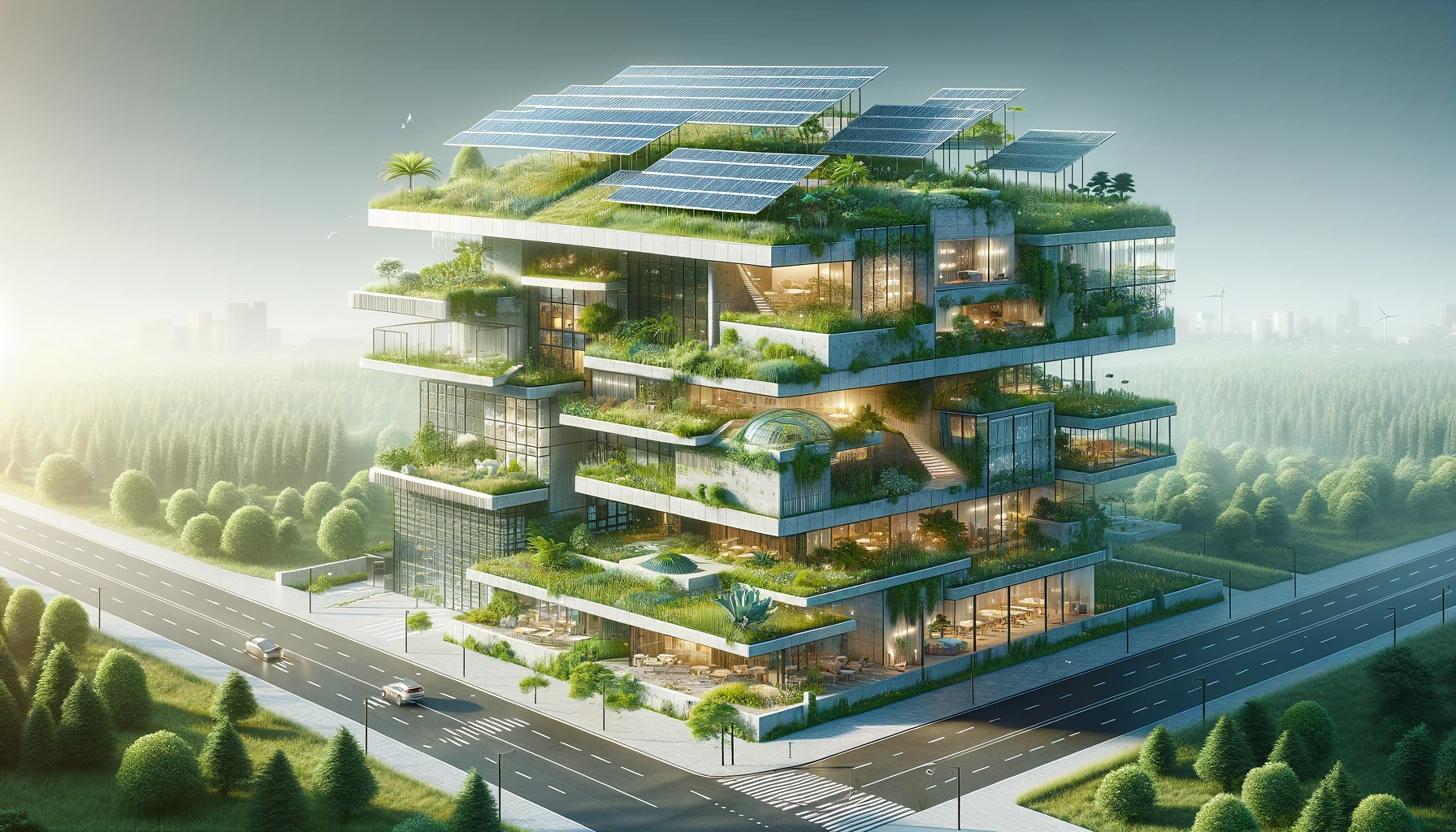 Renders de IA: Visualizando la Arquitectura Sustentable del Futuro