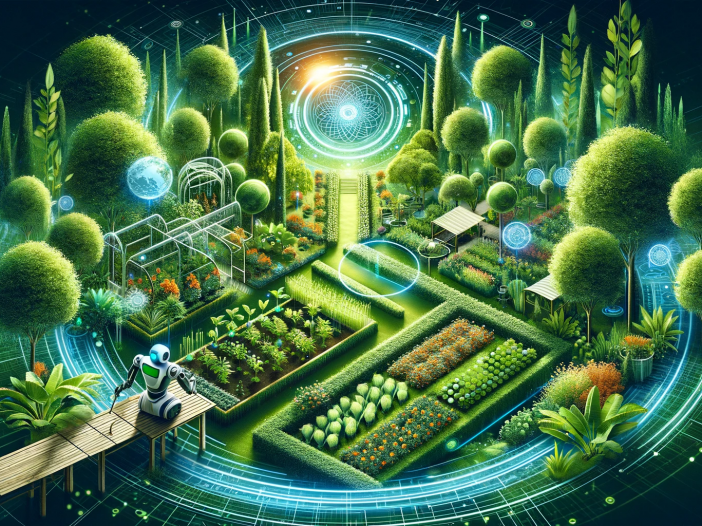 La IA y el Arte de los Espacios Verdes: Diseñando Jardines del Futuro
